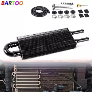 2 Row Fit For Oil Cool Kit Remote Transmission Auto-Manual Radiator Converter - Picture 1 of 11