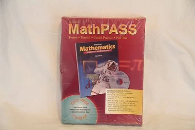 GLENCOE MATHPASS TEST PREP TUTORIAL WINDOWS/MAC  CD-ROM COURSE 3 Mathematics  - Image 1 of 4