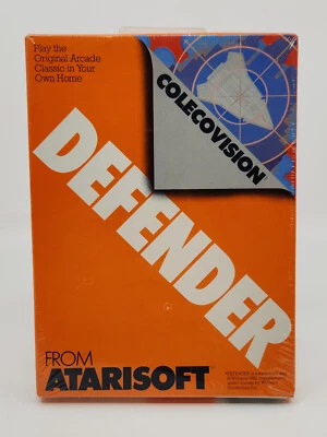 AtariSoft Colecovision Boxed Video Game Cartridge - Defender - New Sealed - Image 1 of 2