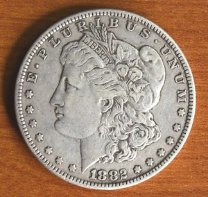 1882 Morgan Dollar VF - Picture 1 of 2