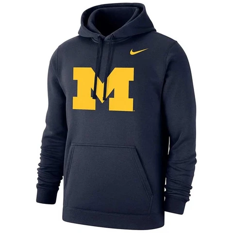 Nike Michigan Wolverines Club Fleece Hoodie Cover