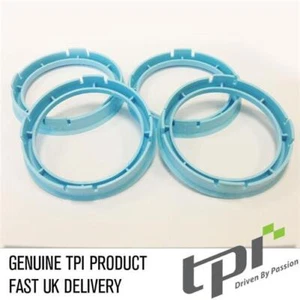 Anillos de buje de rueda de aleación TPI espaciadores de ubicación de grifo 63.3 - 60.1 - Imagen 1 de 2