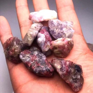 Natural Rough Stone Gravel Specimen Plum Blossom Tourmaline Red Tourmaline - Picture 1 of 7