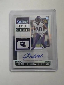 2023 Panini Contenders Playoff Ticket RC Auto Jay Ward 086/149 Vikings - Picture 1 of 2