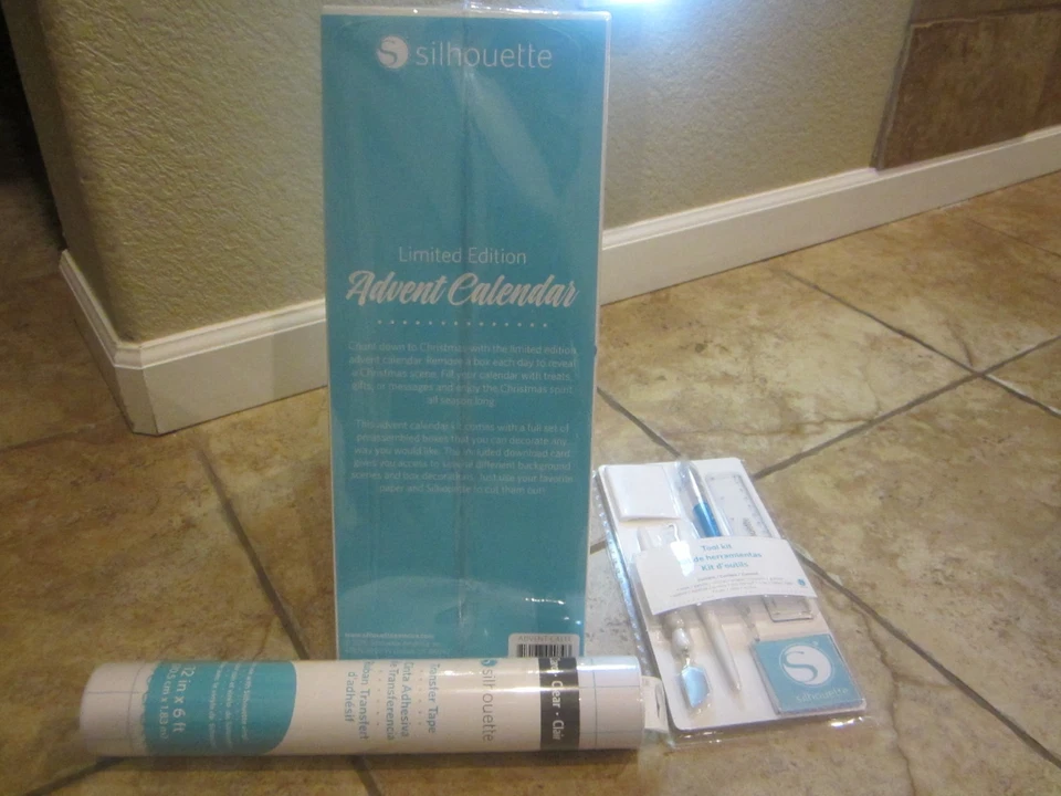 SILHOUETTE CALENDARIO DE ADVIENTO, papel de transferencia, kit de herramientas Foto 1 de 4