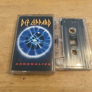 DEF LEPPARD ADRENALIZE CASSETTE TAPE PHONOGRAN BLUDGEON RIFFOLA 1992 - Picture 1 of 3