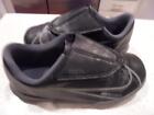 boys girls youth black Nike Mercurial indoor soccer shoes size 11 exclnt condtn!