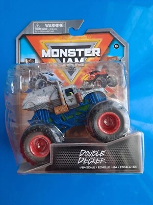Double Decker 🔥 1:64 Monster JAM Trucks metal serie 28 - Photo 1/2