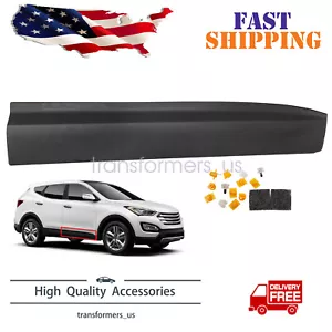 877222W000 Black Front Door Side RH Garnish Molding For Hyundai Santa Fe 13-18 - Picture 1 of 10
