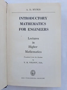 Introductory Mathematics for Engineers by A. D. Myškis, Mir Publishers, 1972 - Picture 1 of 21