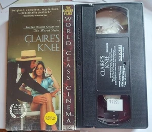 VHS Xlaire's Knee The Eric Rohmer Collection, The Moral Tales 1995 Tested - Picture 1 of 2