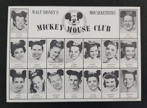 Vintage Disney MOUSEKETEERS Mickey Mouse Club Postkarte Annette Funicello 1955 - Bild 1 von 3