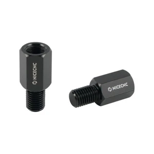 Motorcycle Mirror Extender Riser Bracket M10x1.25 For Kawasaki KLR 650 2008-2024