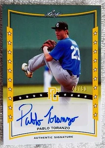 2014 Leaf Perfect Game National Showcase Pablo Toranzo Gold Auto #43/50 - Picture 1 of 1
