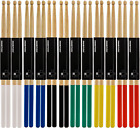12 Pairs Drum Sticks, Non-Slip Classic 7A Maple Wood Tip Drumsticks For Kids, St