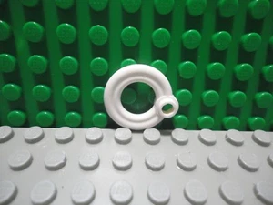 Lego mini figura 1 salvavidas blanco dispositivo de flotación NUEVO - Imagen 1 de 1