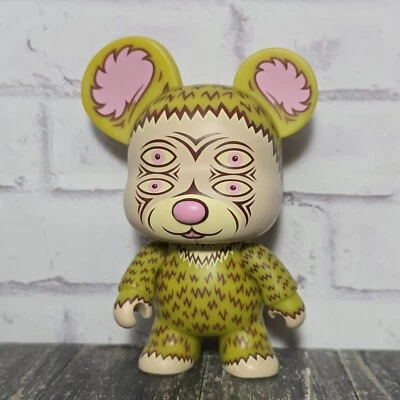 2012 Street Grapes 5 Inch Mini Qee Bear from Toy2R Vinyl Figure Rare  - Image 1 of 4