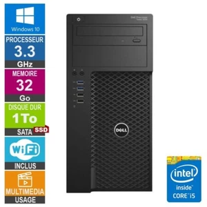 Dell Precision T3620 i5-6400 3.30GHz 32Go/1To SSD Wifi W10 - Photo 1/1