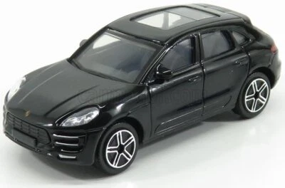 MODELLINO AUTO STATICO DIECAST PORSCHE MACAN 2013 NERO MODELLISMO SCALA 1/43 - Immagine 1 di 4