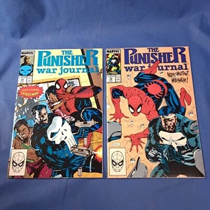 The Punisher War Journal #14 Jan & #15 Feb Spiderman Jim Lee Kunst Marvel Comics A - Bild 1 von 5