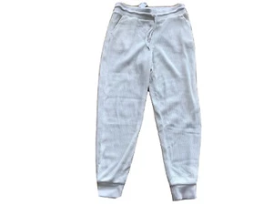 Gap Womens Jogger Sweatpants S Ivory Pocket Drawstring Cotton Blend - Picture 1 of 10