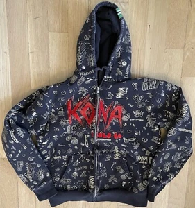 RAR! KONA BIKES CO. Schwere Biking Skateboarding Bomberjacke mit Hoodie - COOL! - Bild 1 von 16