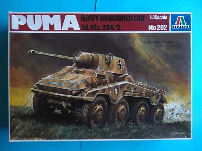 SD.KFZ. 234/2 PUMA Italeri 202 1:35 - Immagine 1 di 3