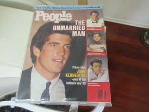 John Kennedy Jr. The Unmarried Man , People Magazine , June 23 1986 - Picture 1 of 1