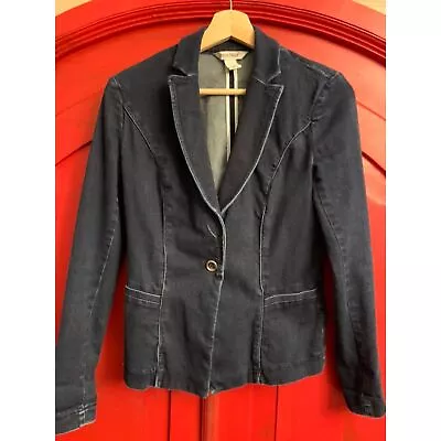 Chaqueta Denim White House Black Market Azul Profundo en Excelente Estado Usada 2 Foto 1 de 2