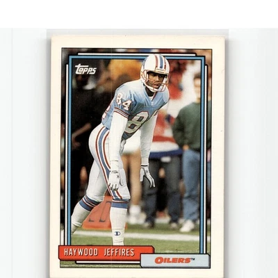 Haywood Jeffires 1992 Topps #360 Houston Oilers - Image 1 of 2