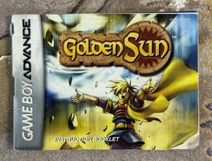 Golden Sun Manual - Game Boy Advance GBA **VER DESCRIPCIÓN** - Imagen 1 de 7