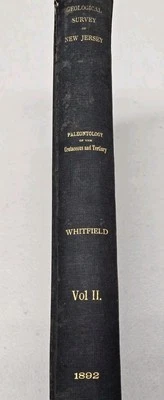1892 Geological Survey New Jersey Cretaceous Paleontology Vol II Whitfield - Image 1 of 4