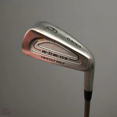 Daiwa Hi-Trac-Twin Cut Sole 6 Iron Graphite Shaft Stiff Flex Right Hand 38” - Image 1 of 4