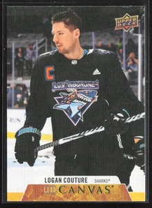 2020-21 Upper Deck - Ud Canvas Logan Couture #C190 - Picture 1 of 2