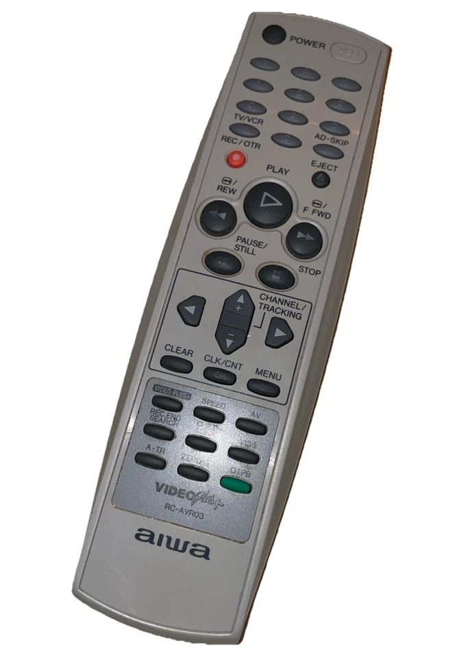 Original Aiwa Video Plus RC-AVR03 VCR Remote Control  - Image 1 of 3