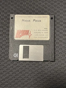 Apogee Software Ltd. Hocus Pocus PC Disquete Software SIN CAJA Disquete Solo - Imagen 1 de 2