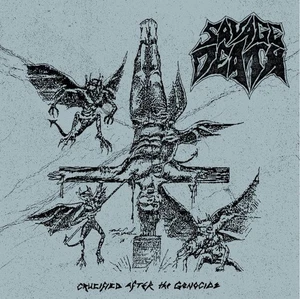 Savage Death Crucified after the genocide F.O.A.D. LP Splatter Vinyl - Picture 1 of 2