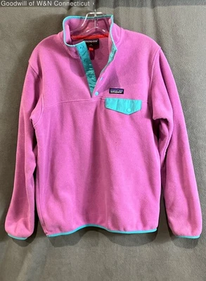 Patagonia Women's Pink Long Sleeve Sweater Size M Regular - Image 1 of 4