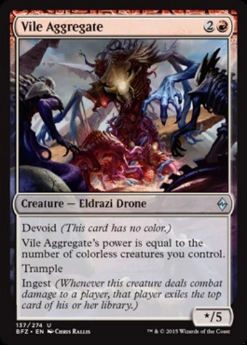 x1 Vile Aggregate - Battle for Zendikar - NM - MTG - Image 1 of 1