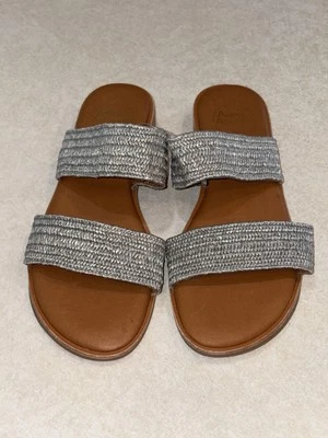 Andre Assous Sandalias Mujer’s Gilly Tejidas Correas Zapatos Gris Talla 7 Nuevas Foto 1 de 4