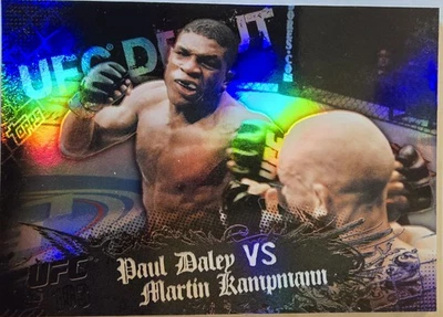 2010 Topps UFC Main Event #133 Paul Daley / Martin Kampmann RC 131/188 ONYX - Image 1 of 3