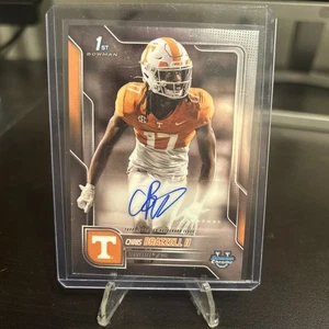 Bowman University 2025 cromo primer Chris Brazzell II autógrafo automático Tenn - Imagen 1 de 2