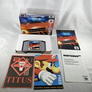 Roadsters Nintendo 64 N64 N64 Complete in Box CIB Box Manual Inserts Excellent - Picture 1 of 11