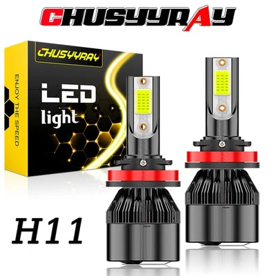 For Lexus GX460 2014 2015 2016 2017 2018 2019 H11 LED Headlight Bulbs High Beam - Image 1 of 4