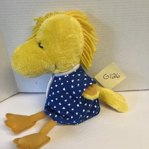 Peluche Kohl's Cares for kids peanuts pand snoopy woodstock pájaro con camisa de noche - Imagen 1 de 3