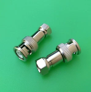 (5 Stück) BNC-Stecker auf F-Stecker - USA Verkäufer - Bild 1 von 2