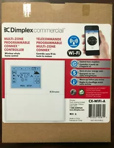 NIB New Dimplex Multi Zone Programmable Connex Controller Thermostat CX-WIFI-A - Picture 1 of 1