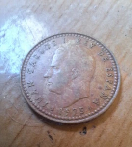 moneda española una peseta 1975 *19 76 transicion española - Imagen 1 de 2
