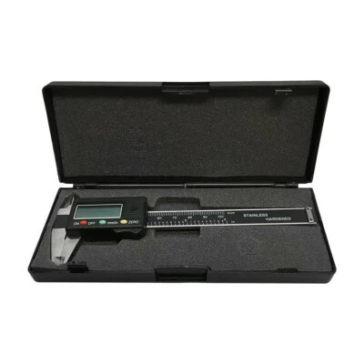 4 Inch Digital Caliper Ruler Vernier 100mm Stainless Harden Gauge Gage - Image 1 of 4