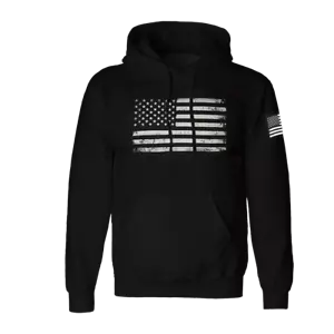 5 Sterne Vintage amerikanische Flagge USA Hoodie Pullover Vlies für Herren - Bild 1 von 9